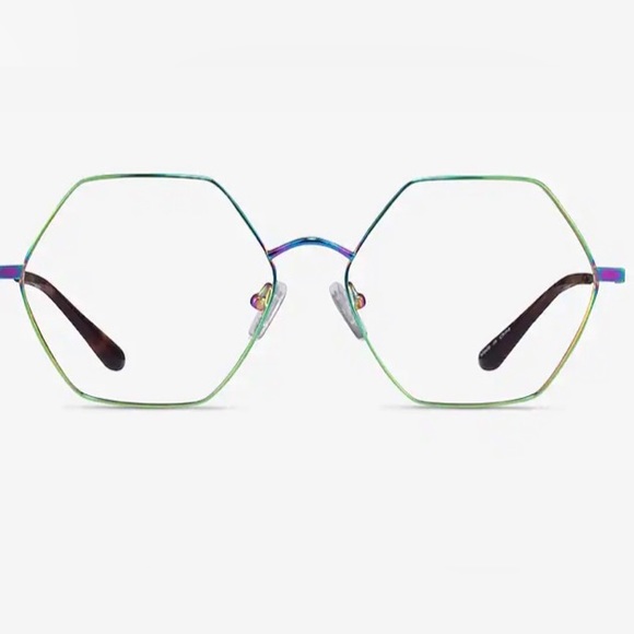 Accessories - 🌈✌🏼Octagon Geometric Rainbow Titanium Metallic  Glasses Frames